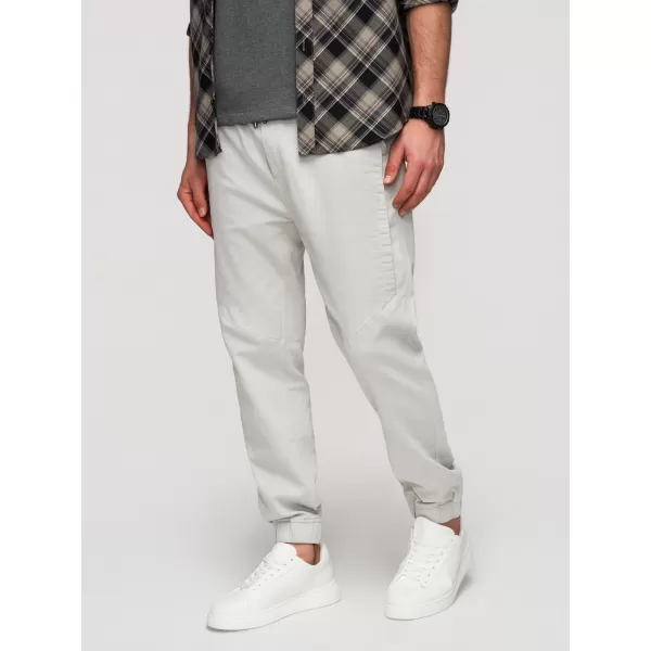  Pantaloni pentru bărbați OMBRE P1521 GRI DESCHIS 