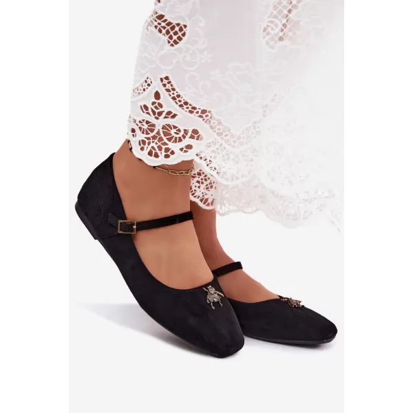  Balerini de dama BOTO 6672 NEGRU 