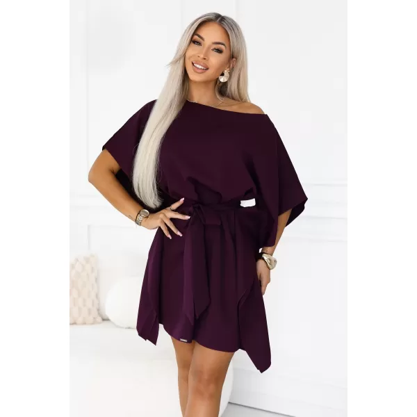  Rochie NUMOCO 287-48 PRUNE COAPTE 
