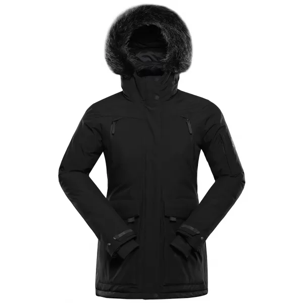  Geaca de iarna dama ALPINE PRO WERDA 3 NEGRU 