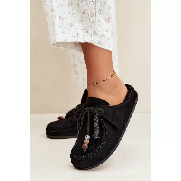  Papuci de damă BOTO 5002 NEGRU 