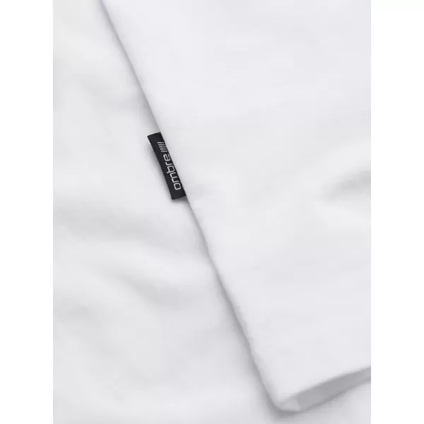  Tricou pentru bărbați OMBRE OM-TSBS-0268 GRI-VERDE/ALB/BEJ 