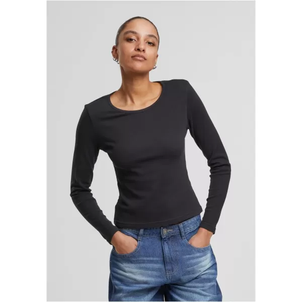  Tricou pentru femei URBAN CLASSICS TB7786 NEGRU 