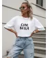 Tricou pentru femei DSTREET NX9002RY-WH-O ALB