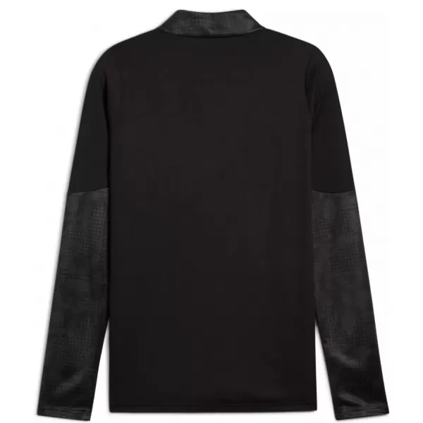  Tricou funcțional pentru bărbați PUMA TEAMCUP TRAINING 1/4 ZIP TOP 659164-03 PUMA NEGRU/PUMA ARGINTIU 
