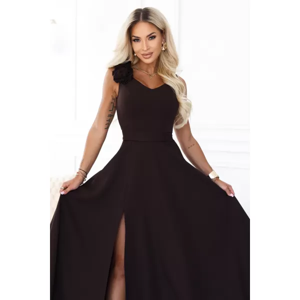  Rochie NUMOCO 643-10 MARO CIOCOLATA 