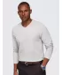 Tricou pentru bărbați OMBRE OM-LSBL-0143 BEJ DESCHIS