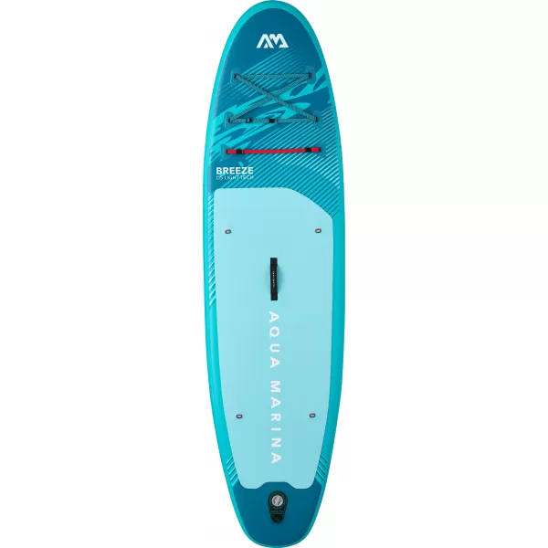  Placă cu vâsle AQUA MARINA Breeze 910 COPAC DE ARGINT 