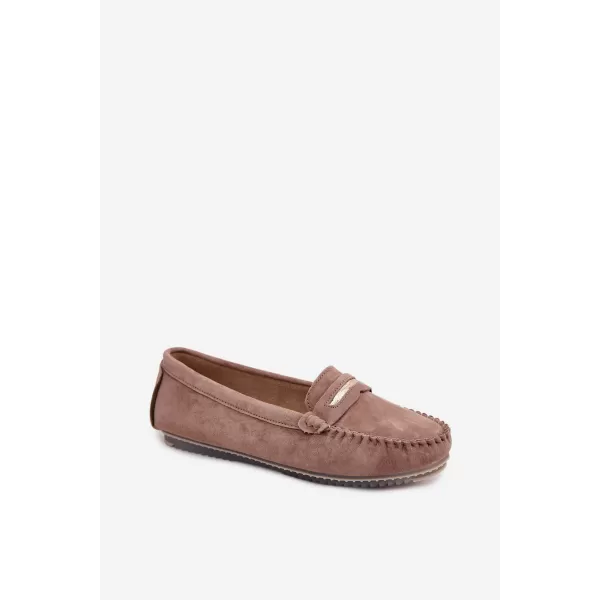  Mocasini de dama S.BARSKI LR61-7029 MARO ÎNCHIS 
