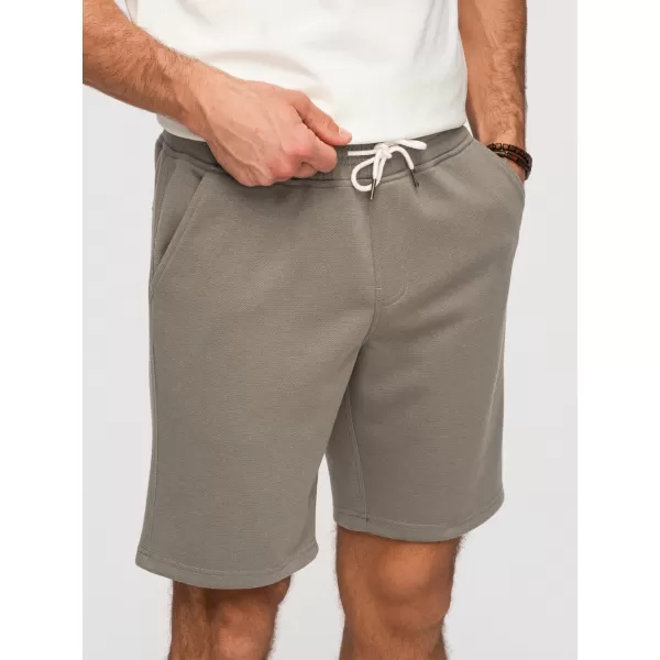  Pantaloni scurți pentru bărbați OMBRE OM-SRSK-0124 KAKI 
