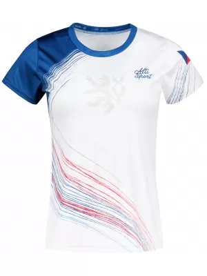 Tricou funcțional premium pentru femei ALTISPORT VOJ/ALW132TR01 ALB