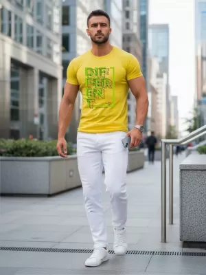Tricou pentru bărbați DSTREET NX5008R CHIHLIMBAR
