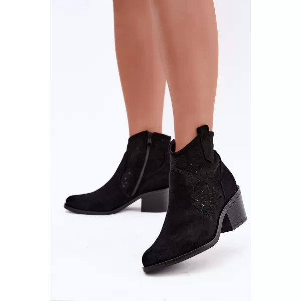  Pantofi de dama S.BARSKI HY62-8147 NEGRU 