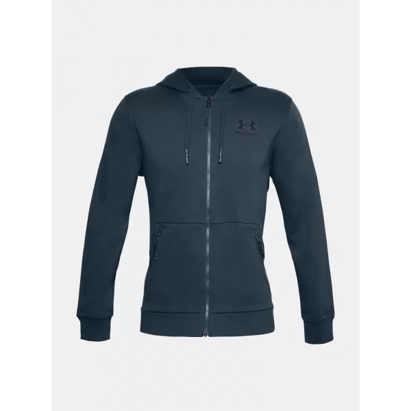  Hanorac pentru bărbați UNDER ARMOUR RIVAL FLEECE AMP FZ HD 1357113-467 ALBASTRU 