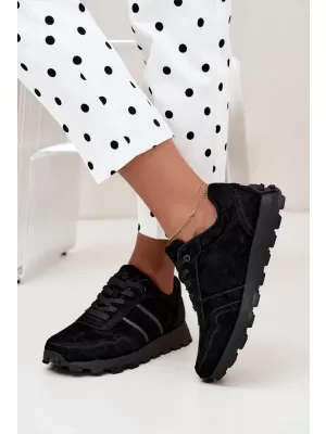 Adidași de damă D&A LR62-7101 NEGRU