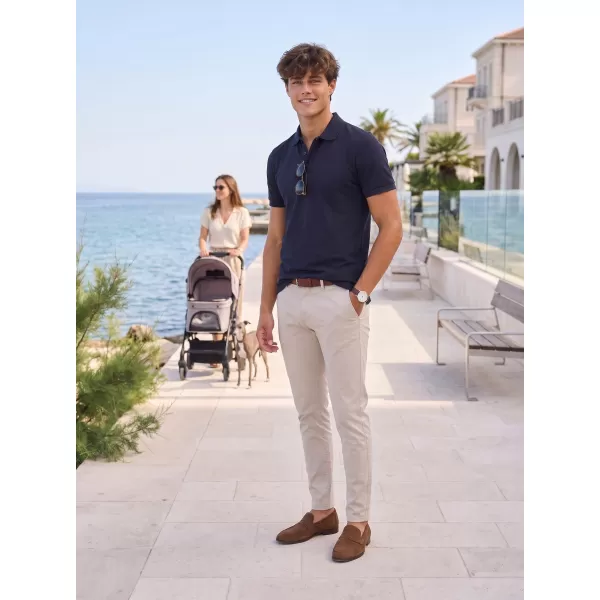  Tricou pentru bărbați cu guler ALTISPORT NP/ALMST90601 OPAL NEGRU 