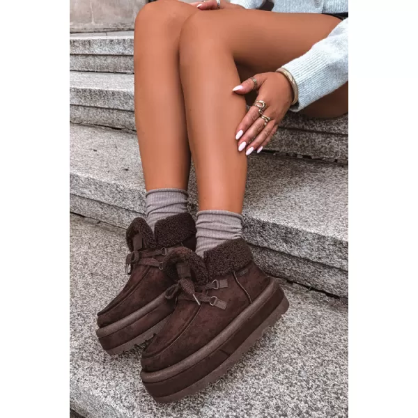  Pantofi de dama BIG STAR SHOES UU274214 UMBRE MARO/BEJ 