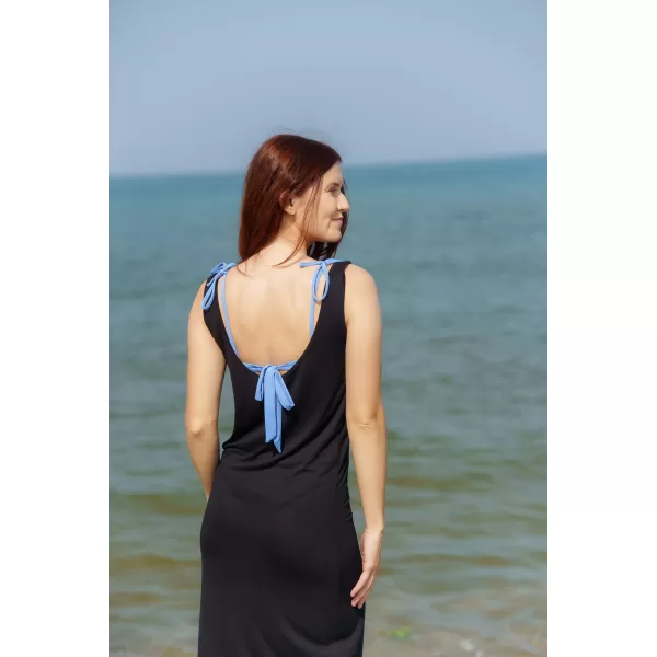  Rochie NORDBLANC LINA NBSLD8249 NEGRU 