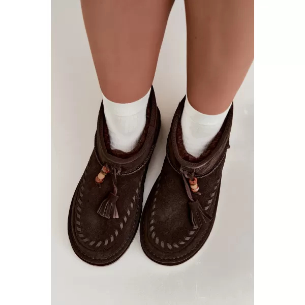  Pantofi de dama BIG STAR SHOES UU274678 MARO/BEJ 