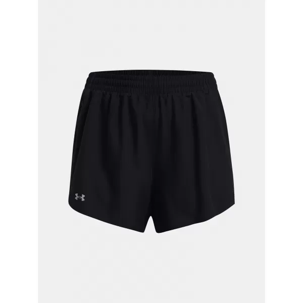  Pantaloni scurți de damă UNDER ARMOUR UA FLY BY 3'' SHORTS 1382853-001 NEGRU 
