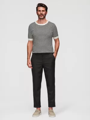 Pantaloni chino pentru bărbați OMBRE P1525 NEGRU