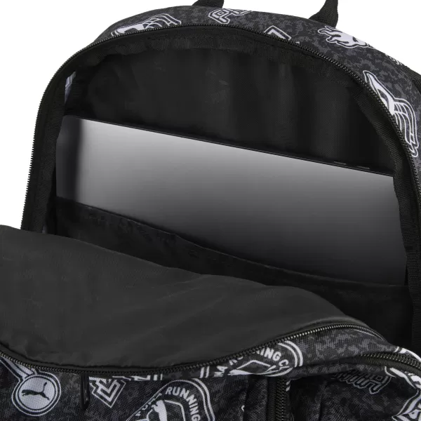  Rucsac PUMA ACADEMY AOP BACKPACK 09115025 PUMA BLACK/RUNNING ICONS AOP 