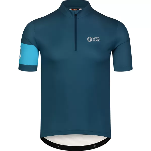  Tricou de ciclism pentru bărbați NORDBLANC CAMEL NBSMF8079 ALBASTRU 