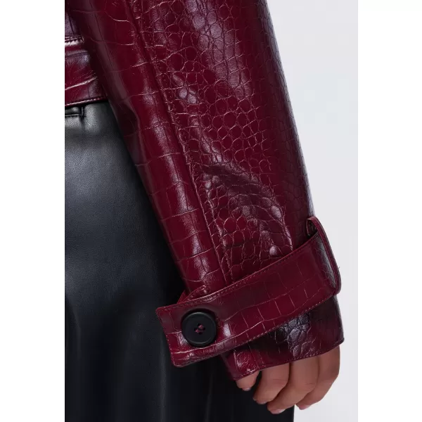  Geaca de dama OMBRE OW-JAFL-0145 BURGUNDIA 