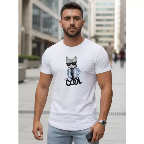  Tricou pentru bărbați DSTREET NX5018R-WH PORTOCALE 