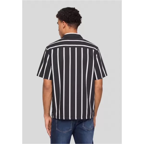  Cămașă pentru bărbați URBAN CLASSICS TB8429-00826 NEGRU/ALB 