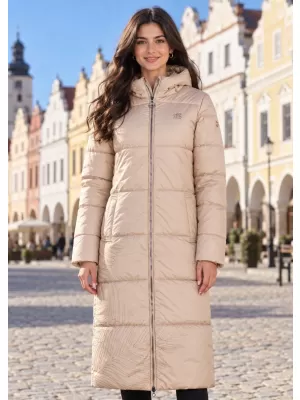 Palton de iarnă de damă ALTISPORT IMELDA BEJ