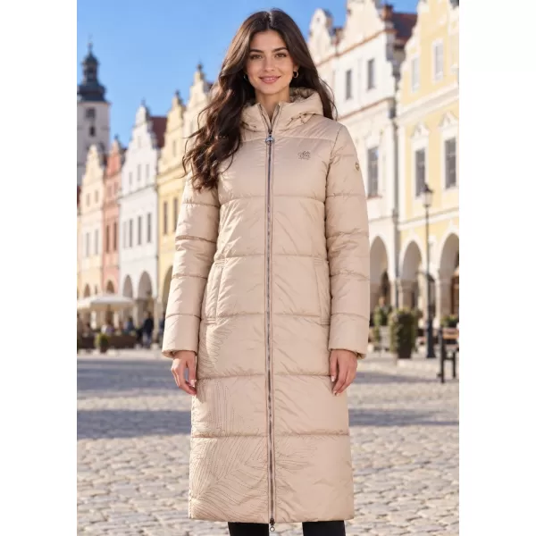  Palton de iarnă de damă ALTISPORT IMELDA BEJ 