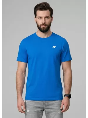 Tricou pentru bărbați 4F WMM00TTSHM3341 ALBASTRU