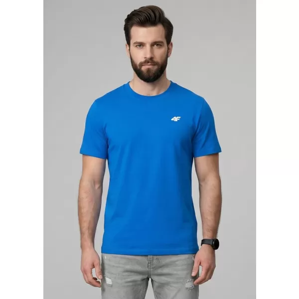 Tricou pentru bărbați 4F WMM00TTSHM3341 ALBASTRU 