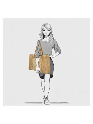 Sac ENRICO BENETTI EB-79003-004 APROAPE ALB