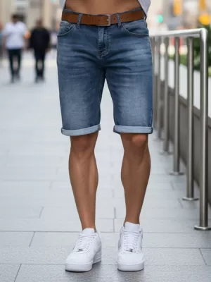 Pantaloni scurți pentru bărbați DSTREET SX2572 ALBASTRU