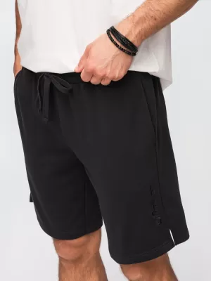 Pantaloni scurți pentru bărbați OMBRE OM-SRSK-0196 NEGRU