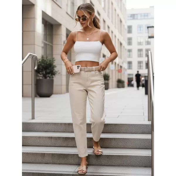  Pantaloni de dama DSTREET UY3089 ECRU 