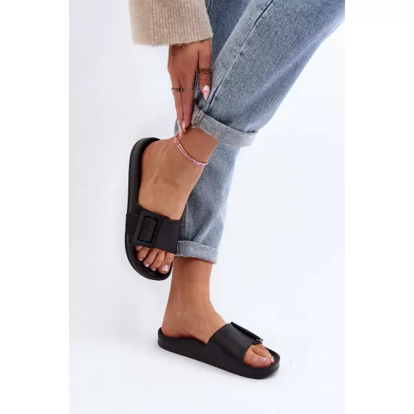  Papuci de damă BIG STAR SHOES FF274A389 NEGRU 