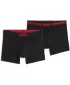 Boxeri pentru bărbați PUMA MEN EVERYDAY PLACED LOGO BOXER 2P 93847618 COMBO ROȘU