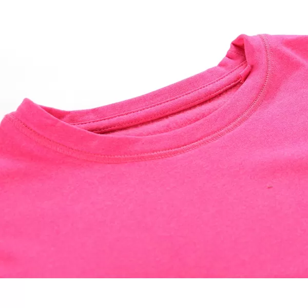  Tricou pentru copii cu uscare rapidă ALPINE PRO LOUSO STRĂLUCIRE ROZ 