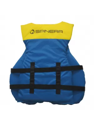 Vestă de înot SPINERA Universal Nylon 2 ALBASTRU/GALBEN