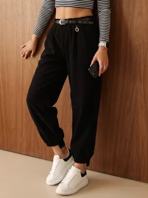 Pantaloni de dama DSTREET UY3170 NEGRU