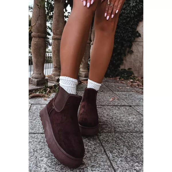  Pantofi de dama BIG STAR SHOES UU274174 UMBRE MARO/BEJ 