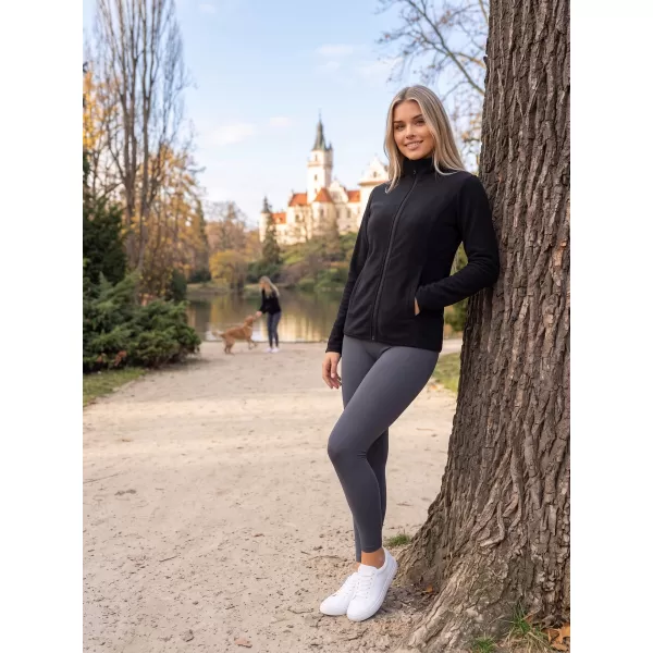  Hanorac de damă din fleece ALPINE PRO SIUSA 4 NEGRU 