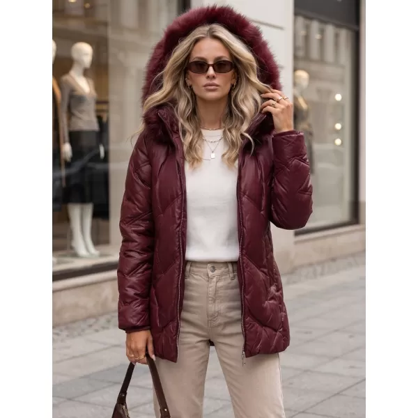  Geaca de dama DSTREET TY5813 BURGUNDIA 