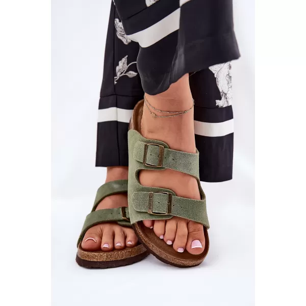  Papuci de damă BIG STAR SHOES RR274A393 VERDE 