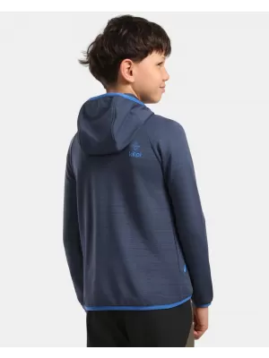 Hanorac fleece pentru băieți KILPI MEMPHIS-JB 1J0201KI ALBASTRU ÎNCHIS