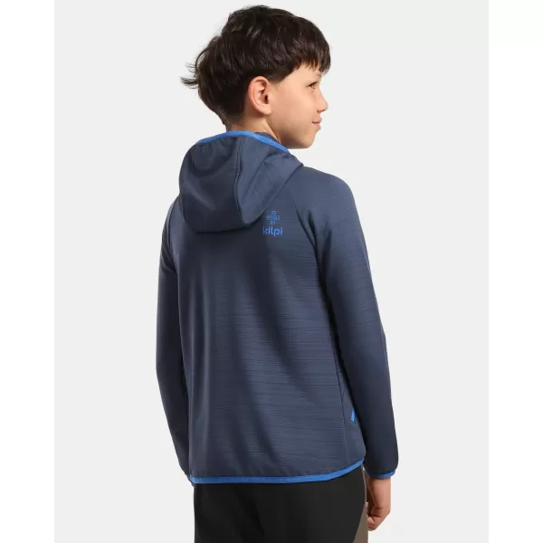  Hanorac fleece pentru băieți KILPI MEMPHIS-JB 1J0201KI ALBASTRU ÎNCHIS 