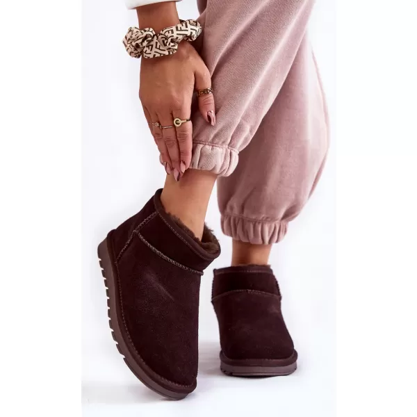  Pantofi de dama BOTO W5821 MARO/CAFEA 